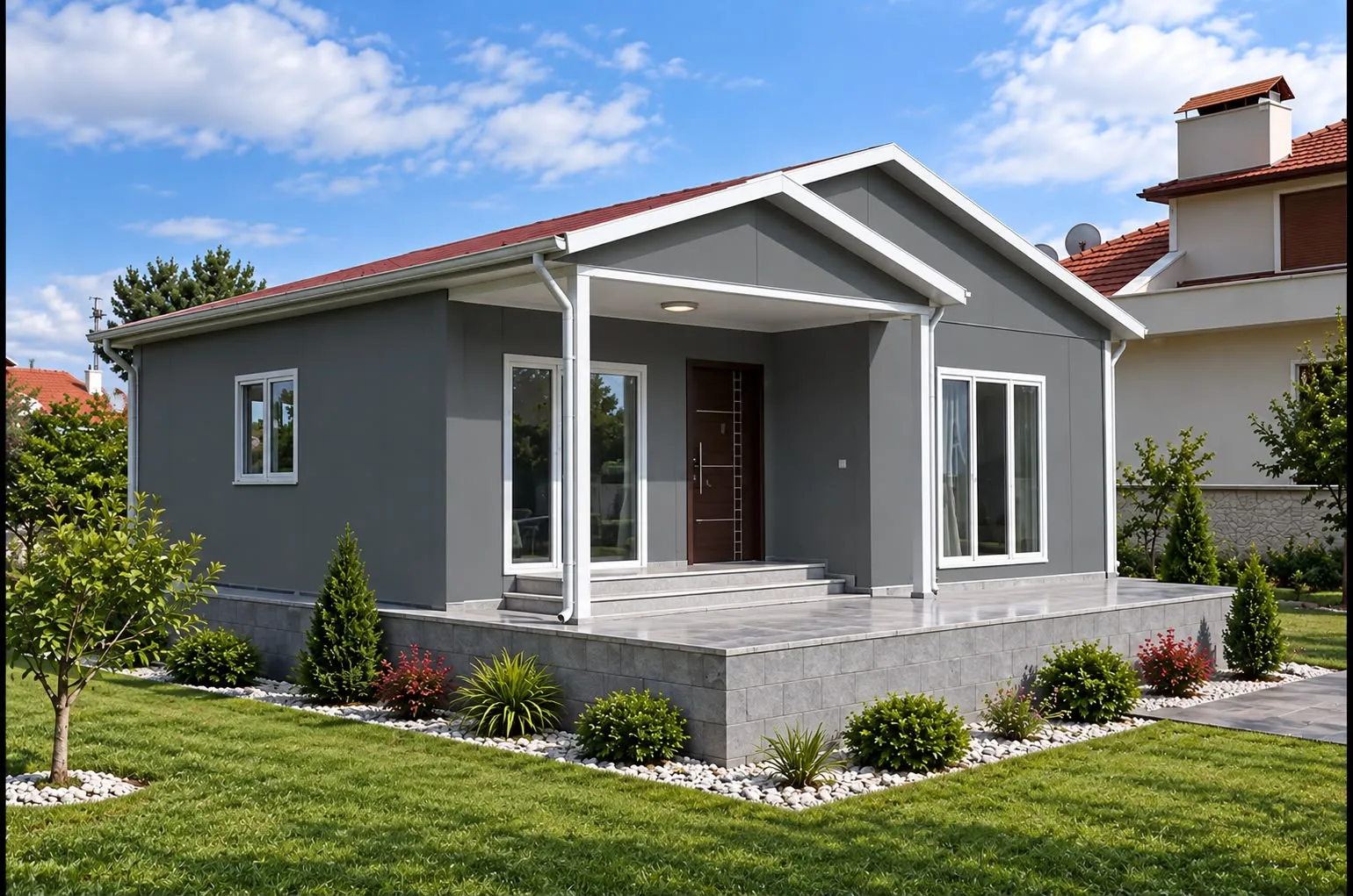 Tek katlı prefabrik yapı